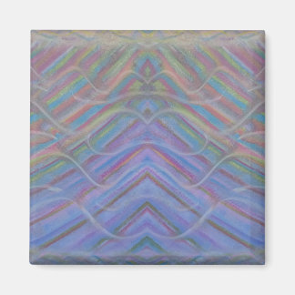 Imán Arte abstracto colorido único P40M