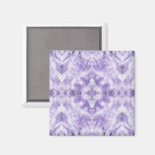 Imán Arte abstracto de acuarela en morado claro sombra