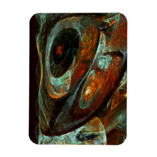 Imán Arte abstracto de división de tiempo