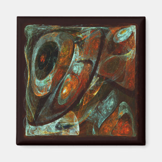 Imán Arte abstracto de división de tiempo
