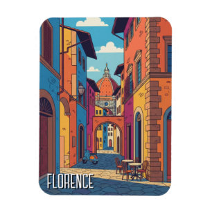 Imán Arte abstracto de viaje a Florencia Italia