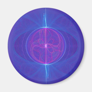 Imán Arte abstracto del ojo de mi mente