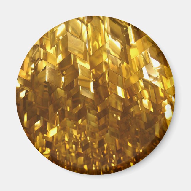 Imán Arte abstracto del techo de oro (Frente)