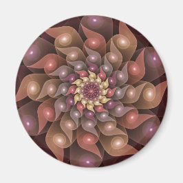 Imán Arte abstracto fractal moderno surrealista brillan