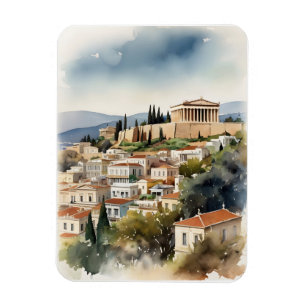 Imán Arte acuático de Atenas Grecia
