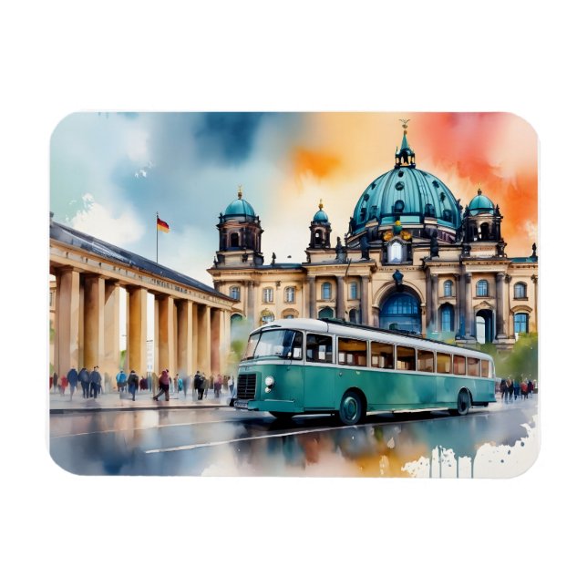 Imán Arte acuático de Berlín (Horizontal)