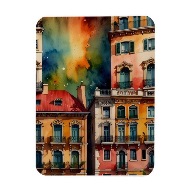 Imán Arte acuático de Buenos Aires (Vertical)