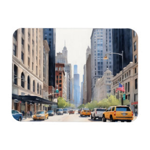 Imán Arte acuático de Chicago
