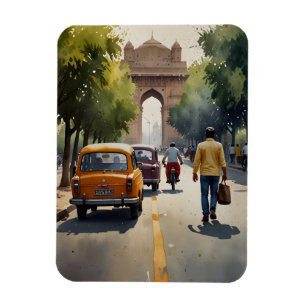 Imán Arte acuático de Delhi