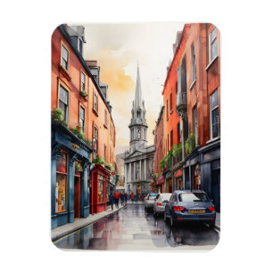 Imán Arte acuático de Dublín