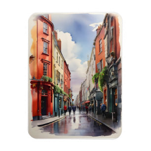 Imán Arte acuático de Dublín