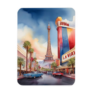 Imán Arte acuático de Las Vegas
