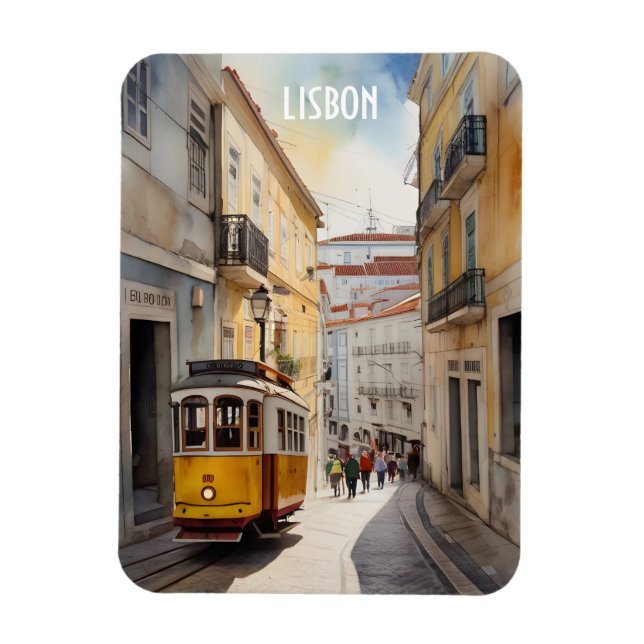 Imán Arte acuático de Lisboa (Vertical)