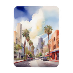 Imán Arte acuático de Los Ángeles