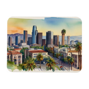 Imán Arte acuático de Los Ángeles