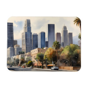 Imán Arte acuático de Los Ángeles