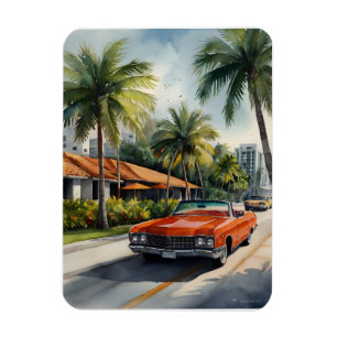 Imán Arte acuático de Miami