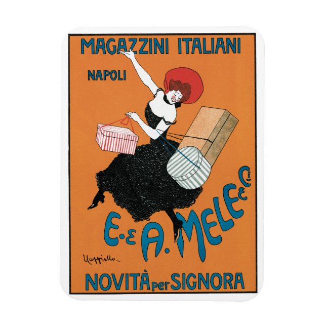 Imán Arte Antiguo Magazzini Italiani Nouveau por Capiel (Vertical)