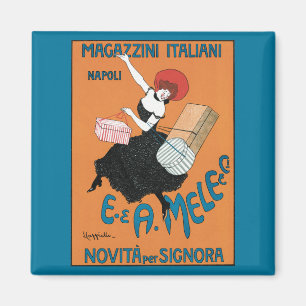 Imán Arte Antiguo Modernista Magazzini Italiani por Cap