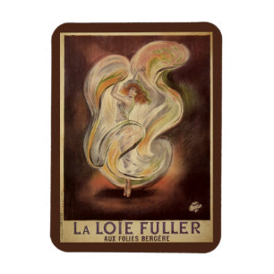 Imán Arte Antiguo Moderno, La Loie Fuller Bailarina Mod
