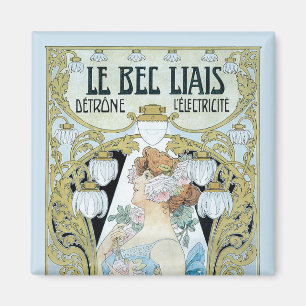 Imán Arte Antiguo Nouveau Le Bec Liais, Privat Livemont