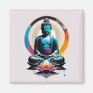 Imán Arte Buddha Zen