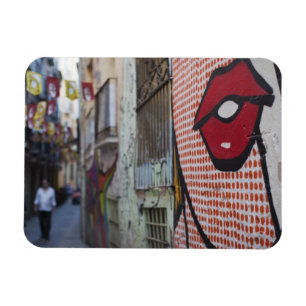 Imán Arte callejero en la calle Calle de la Libertad