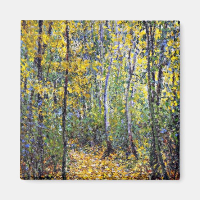 Imán Arte Claude Monet: Wood Lane, (Frente)