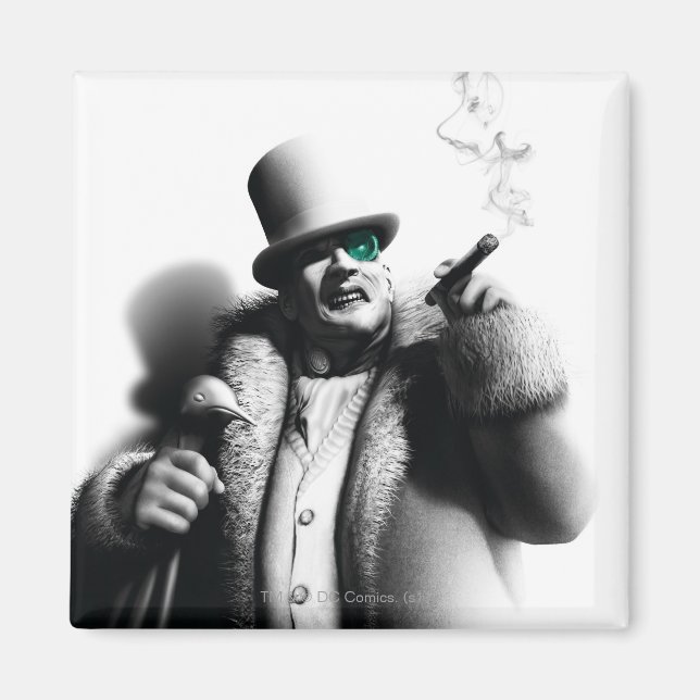 Imán Arte clave de pingüino (Frente)