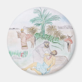 Imán Arte cristiano El buen samaritano