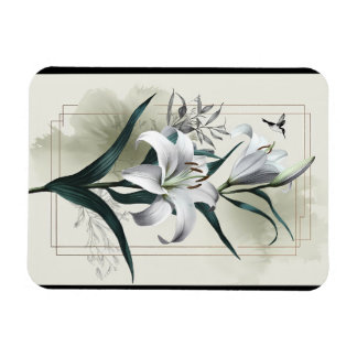 Imán Arte de Amazon Lily - Oro y estilo Scandi