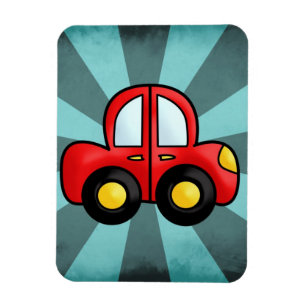 Imán Arte de automóvil clásico Impresión automotriz ret