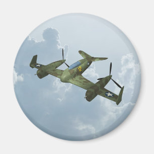 Imán Arte de Aviación Militar de Vuelo de Warbird Vinta