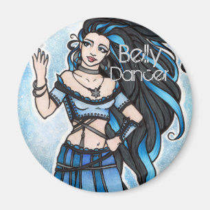 Imán Arte de bailarín Belly de invierno