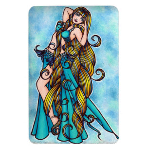 Imán Arte de bailarina Belly