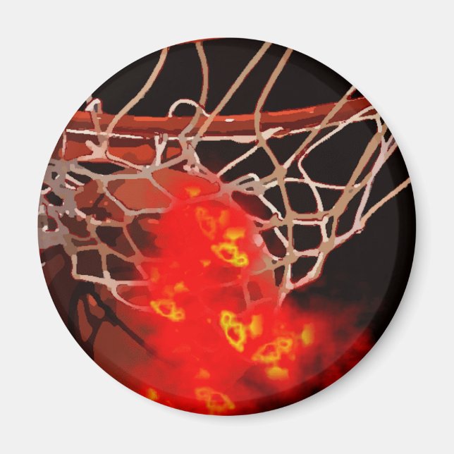 Imán Arte de baloncesto (Frente)