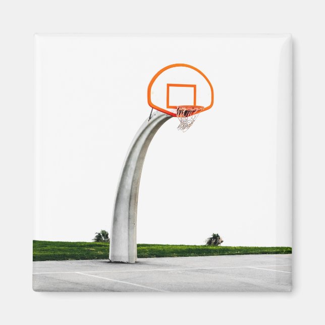 Imán Arte de baloncesto de bonito (Frente)