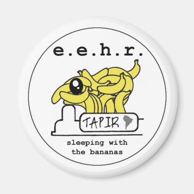 Imán Arte de Banana Performance (Frente)