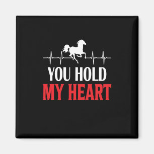 Imán Arte De Caballo Que Sostenes Mi Corazón