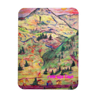 Imán arte de colorado
