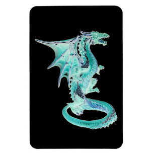 Imán Arte de criatura de fantasía impresionante dragón