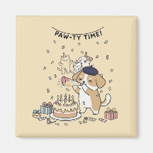 Arte de decoración para el hogar Kawaii de perro c
