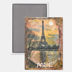 Imán Arte de época romántico de París Francia