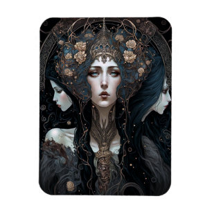 Imán Arte de fantasía de reina oscura