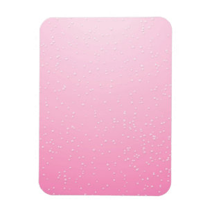 Imán Arte de fondo de champán rosa con burbujas diminut