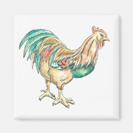 Imán Arte de Gallo