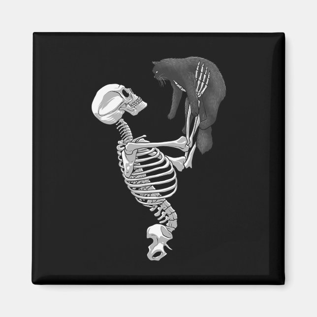 Imán Arte De Gato Esbozo Para Hombres Mujeres Vestido (Frente)