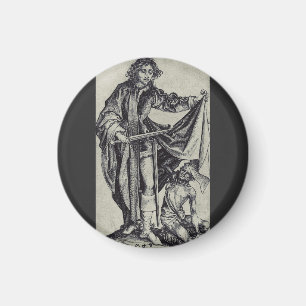 Imán Arte de grabado de San Martín de Tours