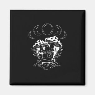 Imán Arte de Hongos Aesthetic Goblincore y Cottagecore