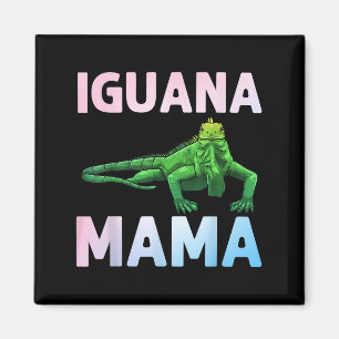 Imán Arte de Iguana Para Mamá Chicas Mujeres Lagarto Re